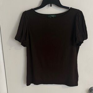 Ralph Lauren Dark Brown Blouse